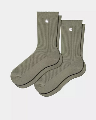 Carhartt Madison Pack socks YuccaWhite I030923.1
