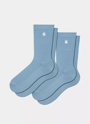 Carhartt WIP Madison Pack socks Piscine White I030923.1
