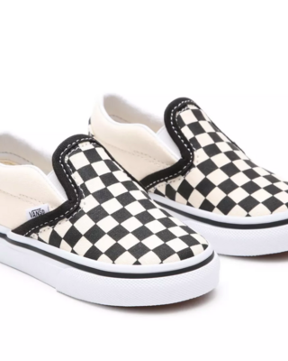 Vans Slip-On O Blk-white checkerboard VN000EX8BWW1 NEW