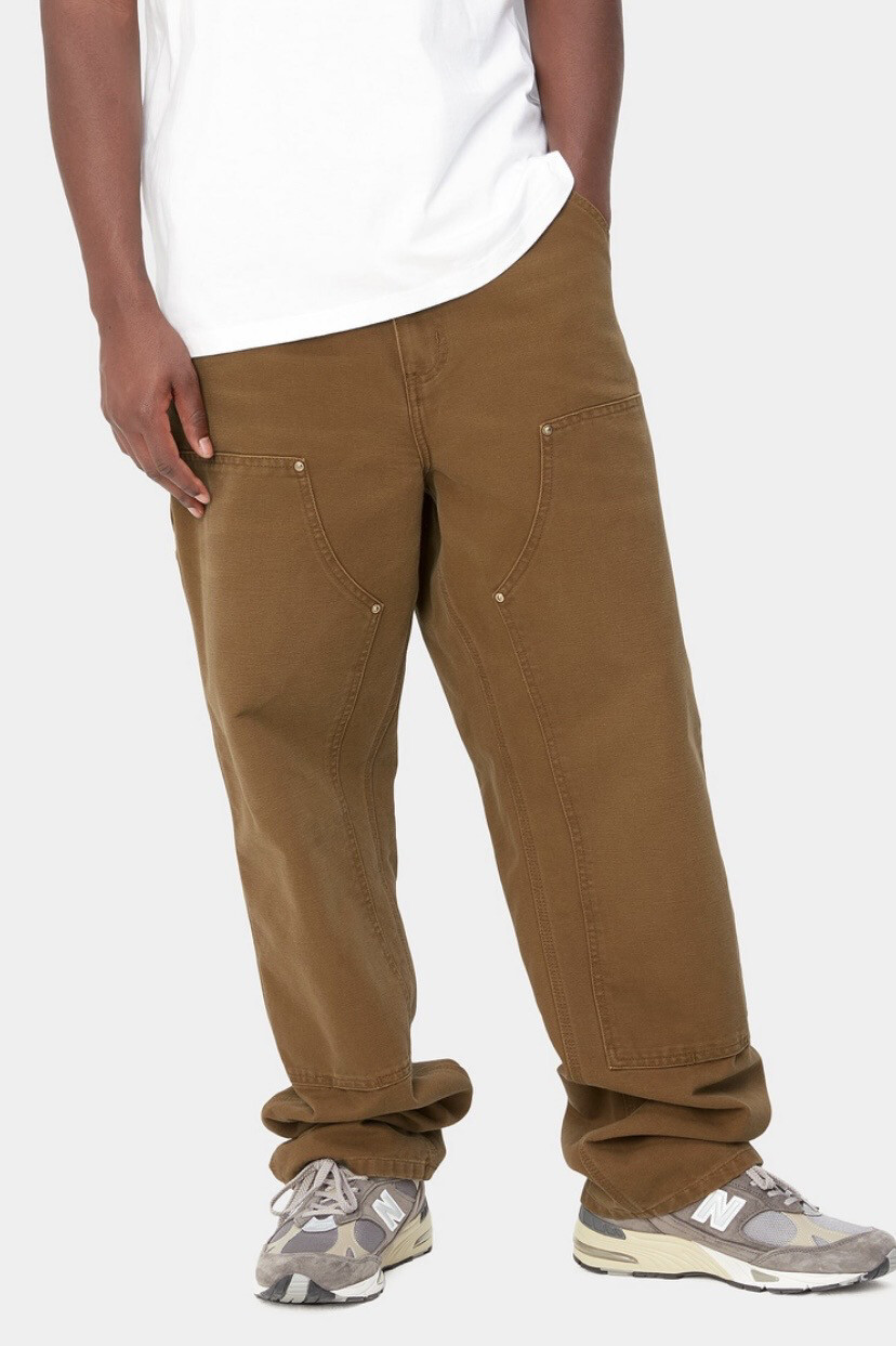 Carhartt WIP Double Knee Pant Deep H Brown Aged Can I031501