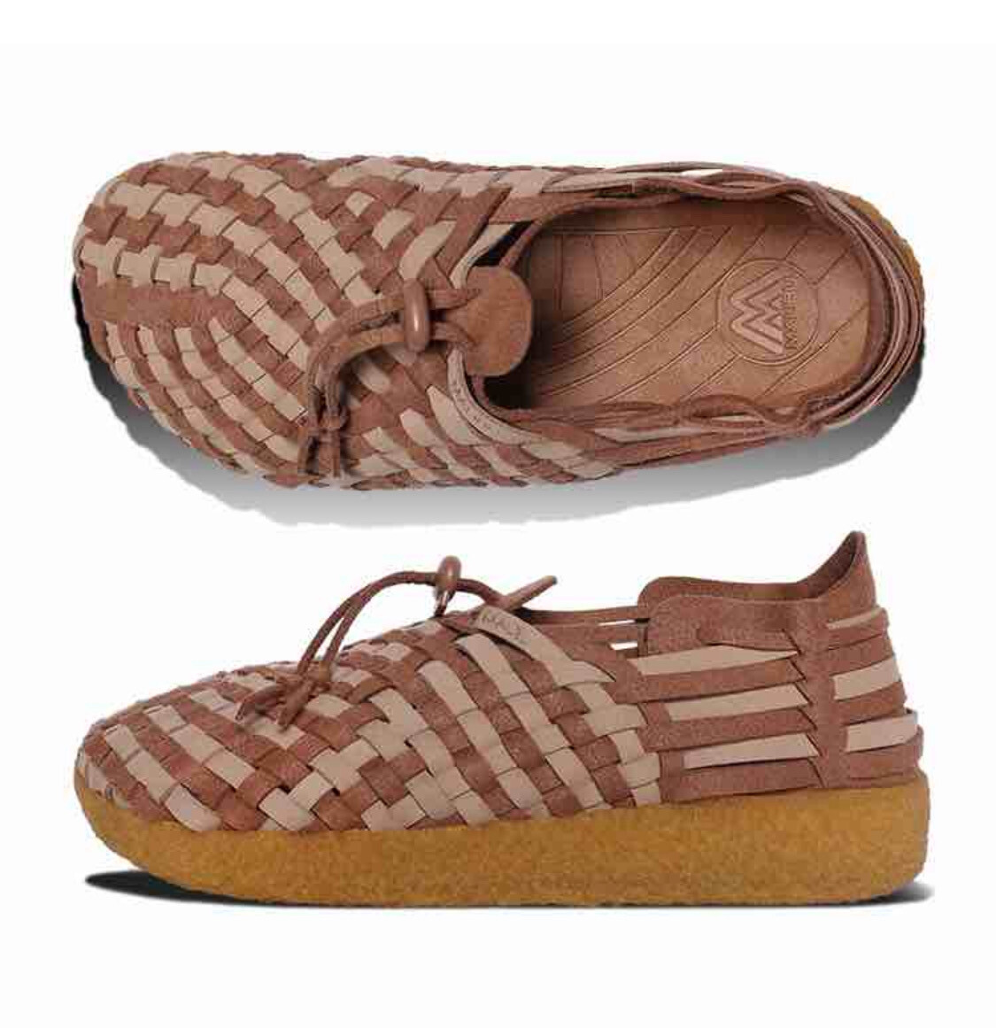 Malibu Sandals LATIGO Walnut-Beige-Tan MS17-3010, Size: 38