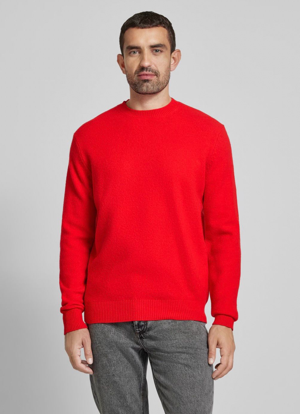 Annarr Anrragi LS Knit Wool Chinese Red 16094958