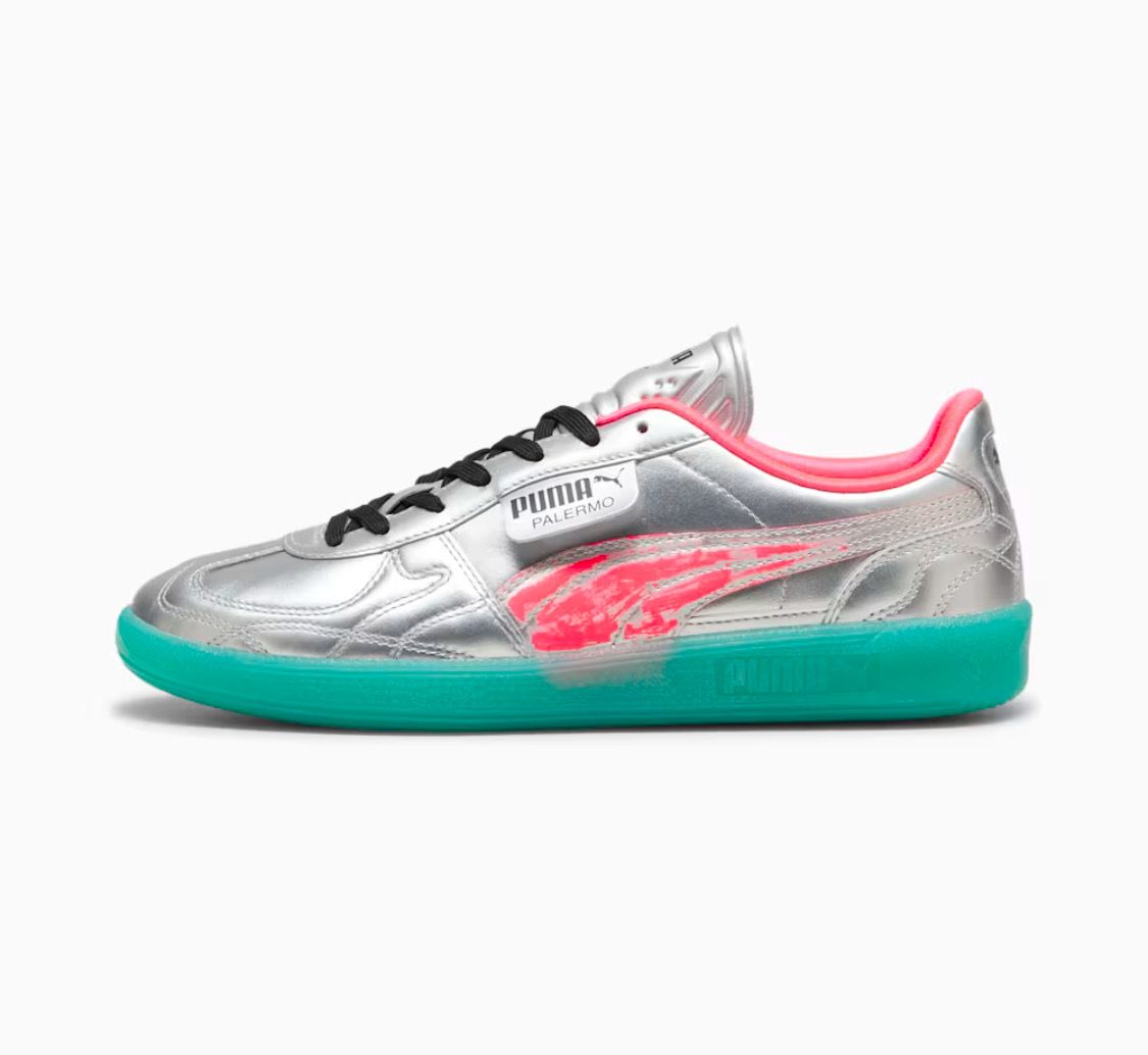 Puma Palermo NewGenFooty Puma Silver-Sparkling Green 39815101