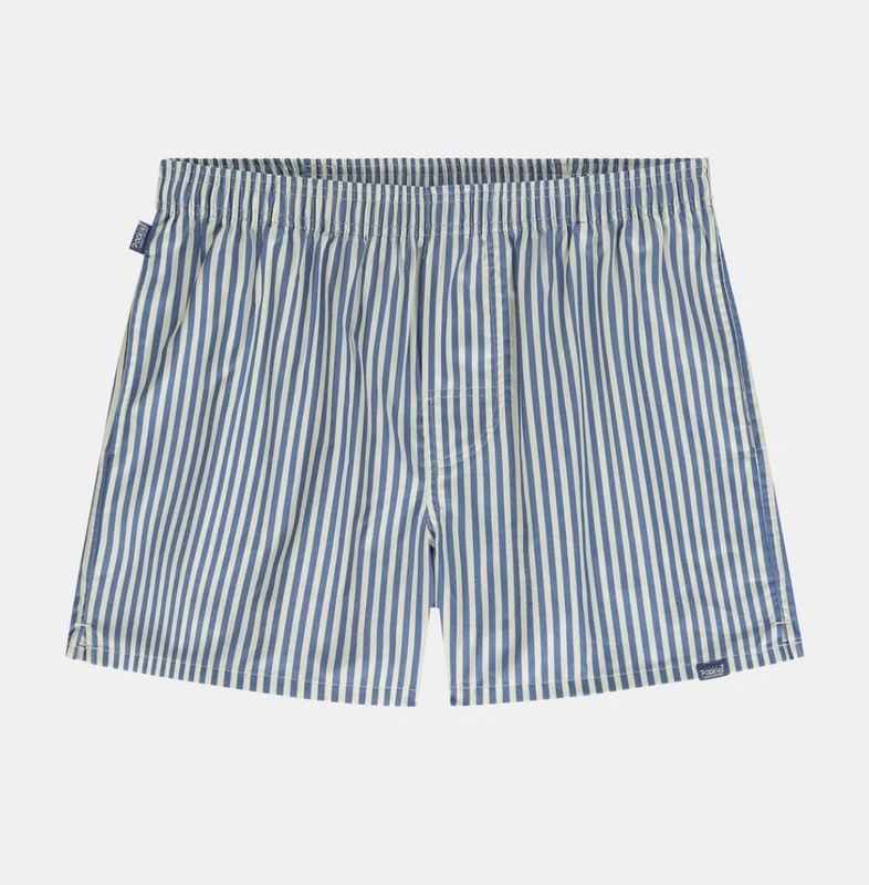 Pockies Boxers Shorts With Pockets Blue Striped Pockies