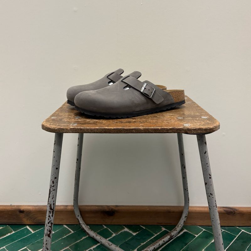 Birkenstock Boston Soft Footbed Oiled Leather Un Iron 1013256