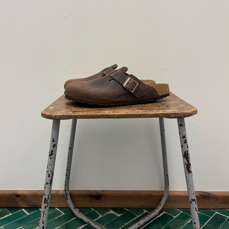 Birkenstock Boston Soft Footbed Oiled Leather Un Habana 159713