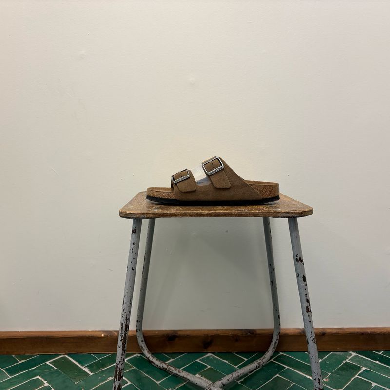 Birkenstock Arizona Soft Footbed Suede Leather U Dark Tea Tonal 1030865