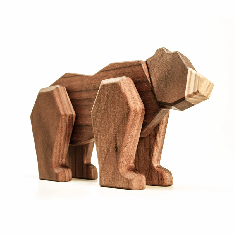 Magnetic Wooden - Bear