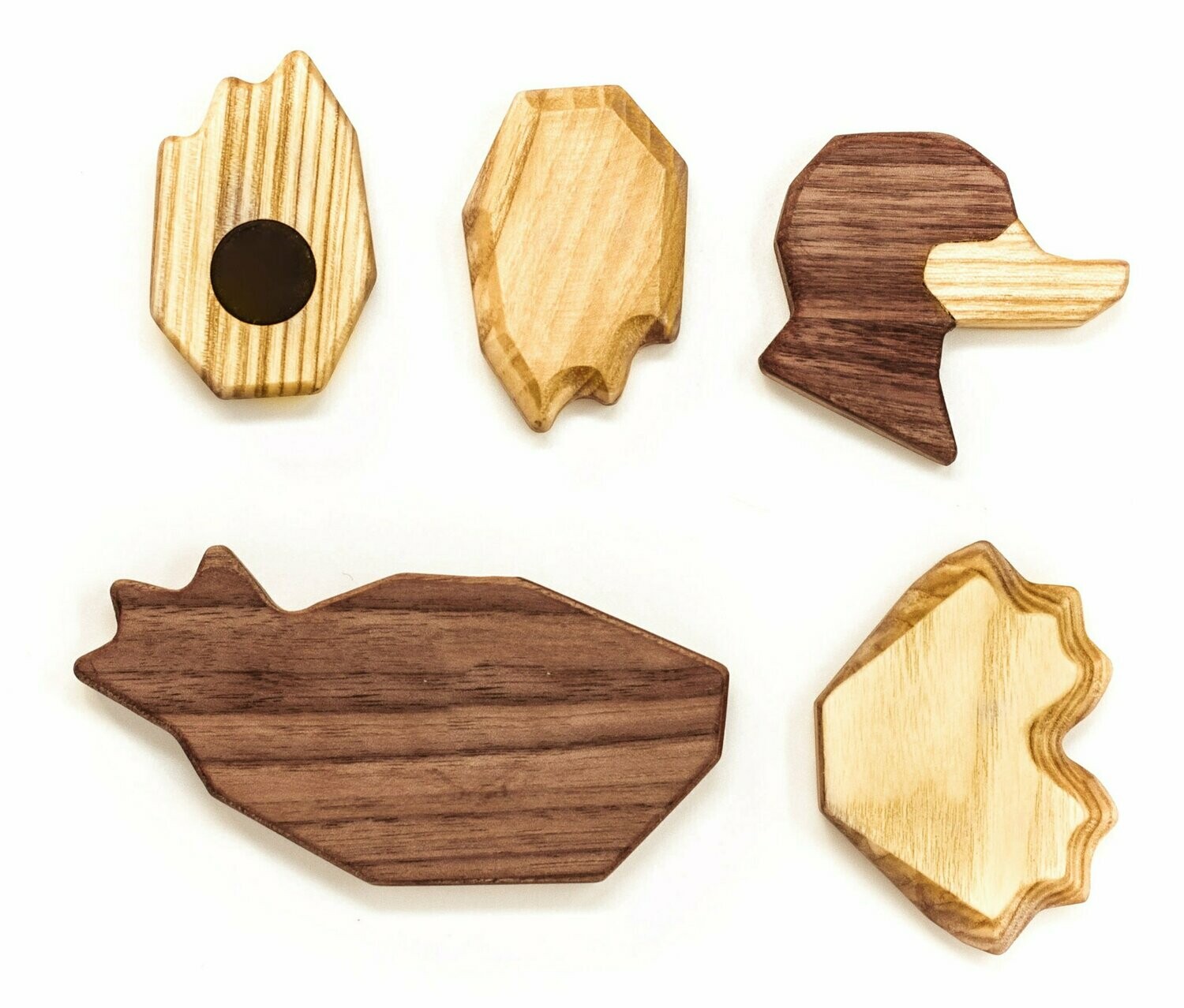 Magnetische Holz - Ente