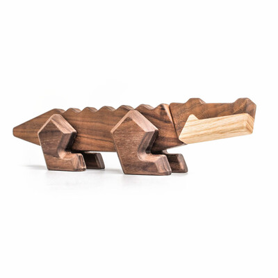 Magnetic Wooden - Crocodile
