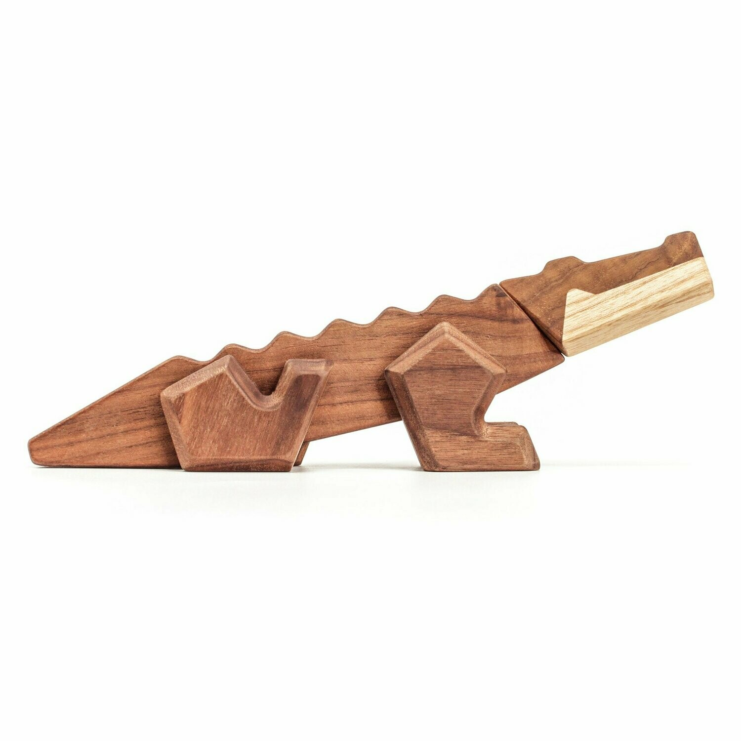 Magnetisches Holz - Krokodil