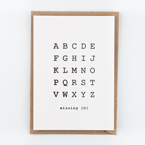Card: Missing you Card: Missing you