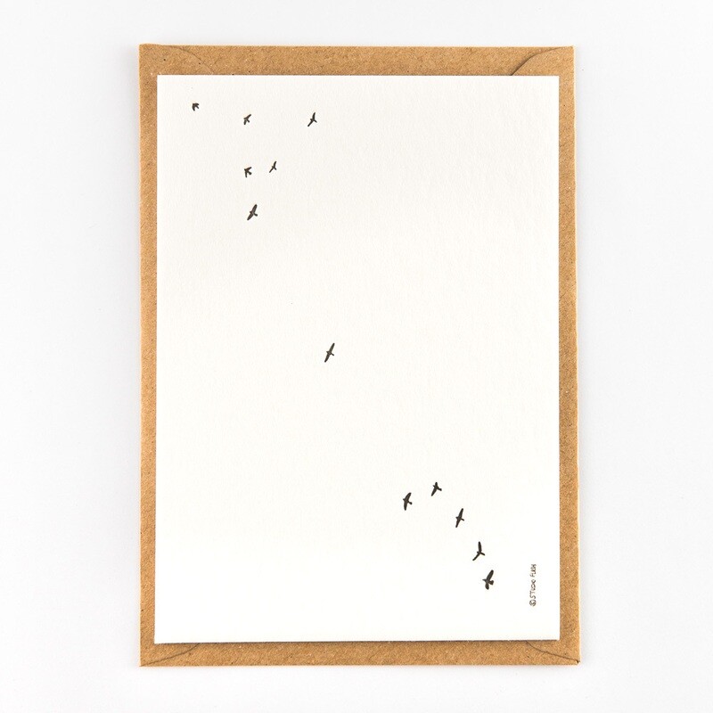 Card: birds
