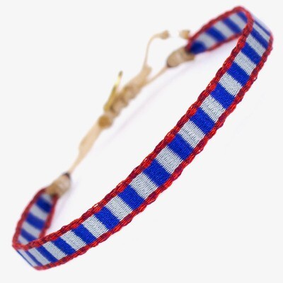 bracelet blue & red