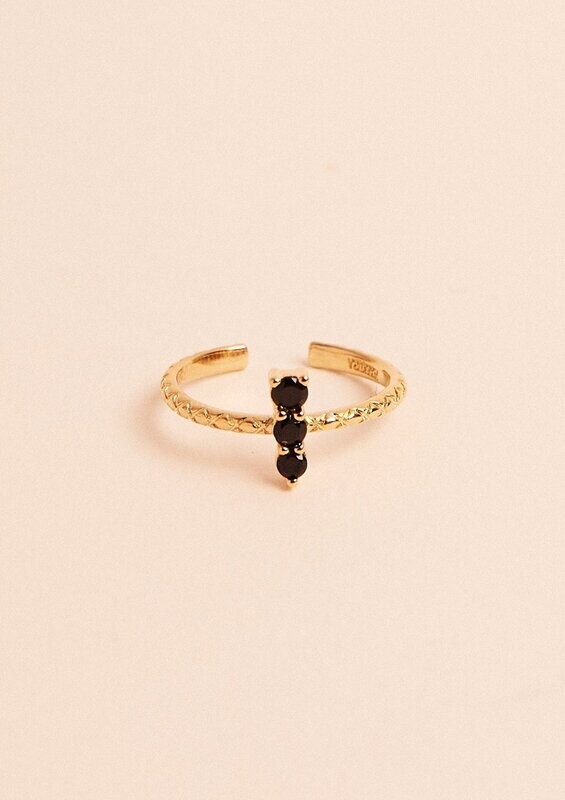 'Nuria' Ring - Black