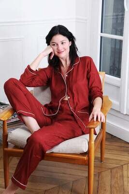 Pyjama Camille - Bordeaux