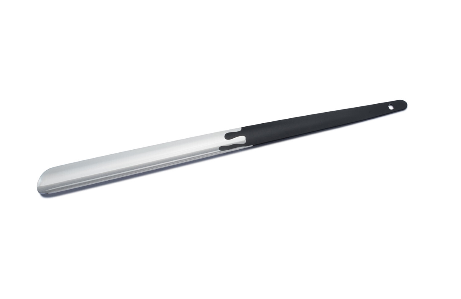 Long Shoehorn "Colourgrip" - Silver Black