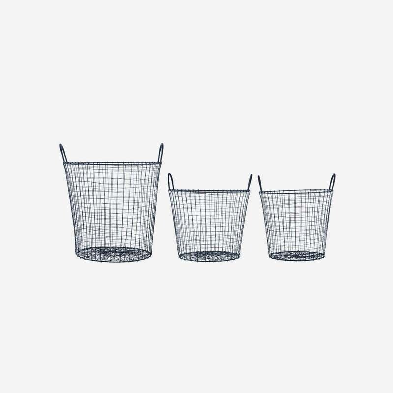 Baskets "Wire" - Black