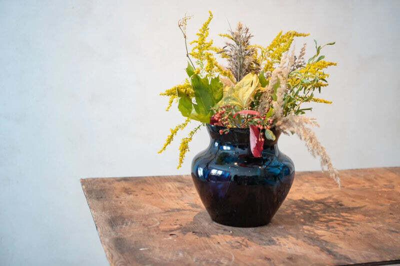 Vase 'Marika' - Königsblau
