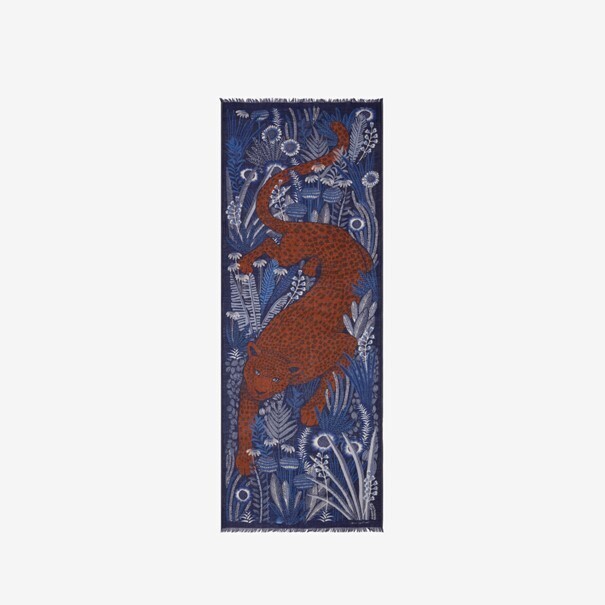 Wool Scarf "Rousseau" - Blue Wool Scarf "Rousseau" - Blue