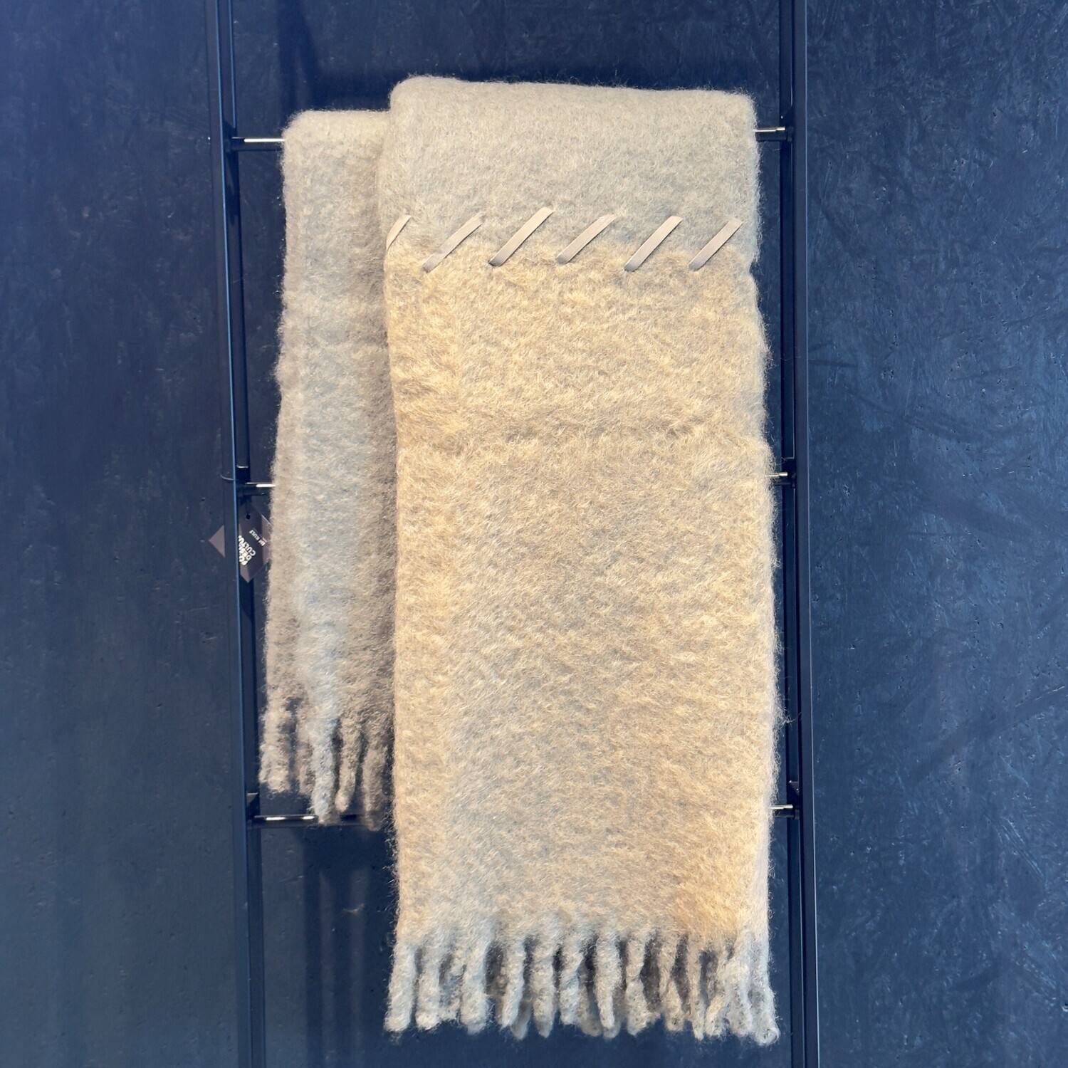 Mohair Decke - Grün
