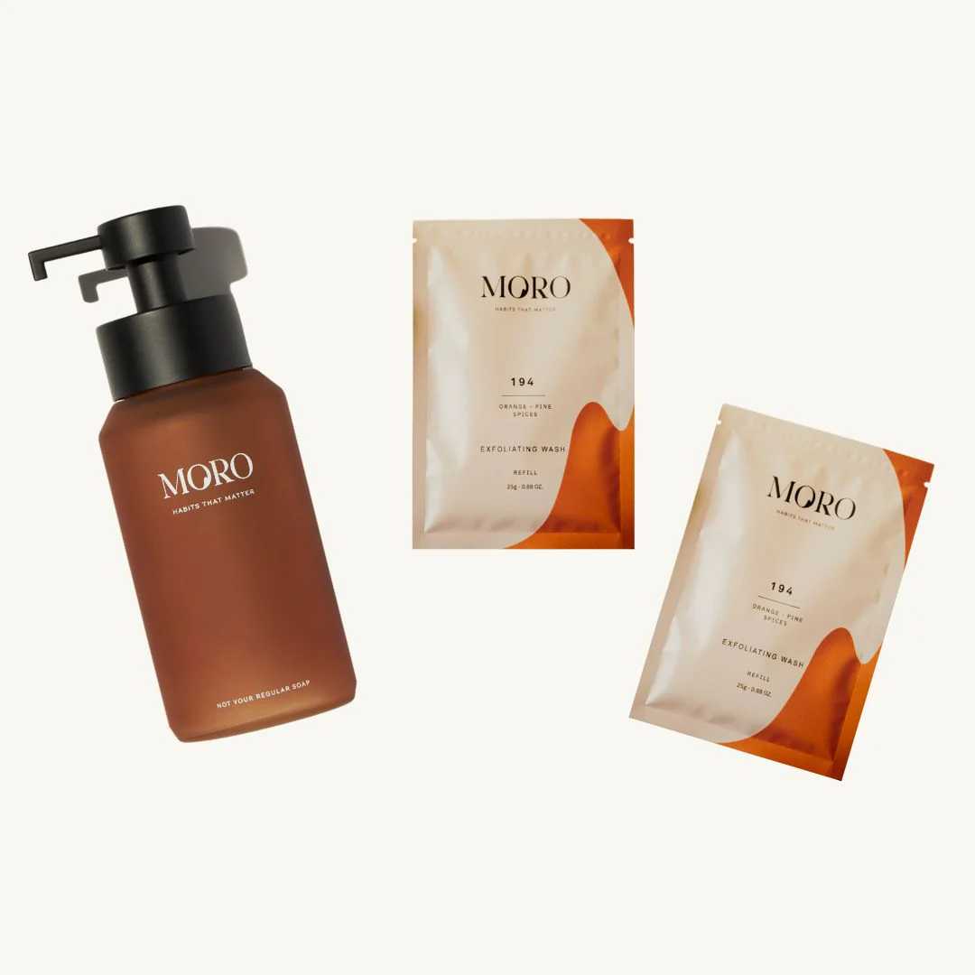 Nachfüllbare Peeling-Handseife - Starterkit - Gewürze