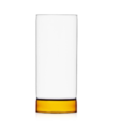 Glas Longdrink &quot;Bamboo&quot; - Amber/Transparent