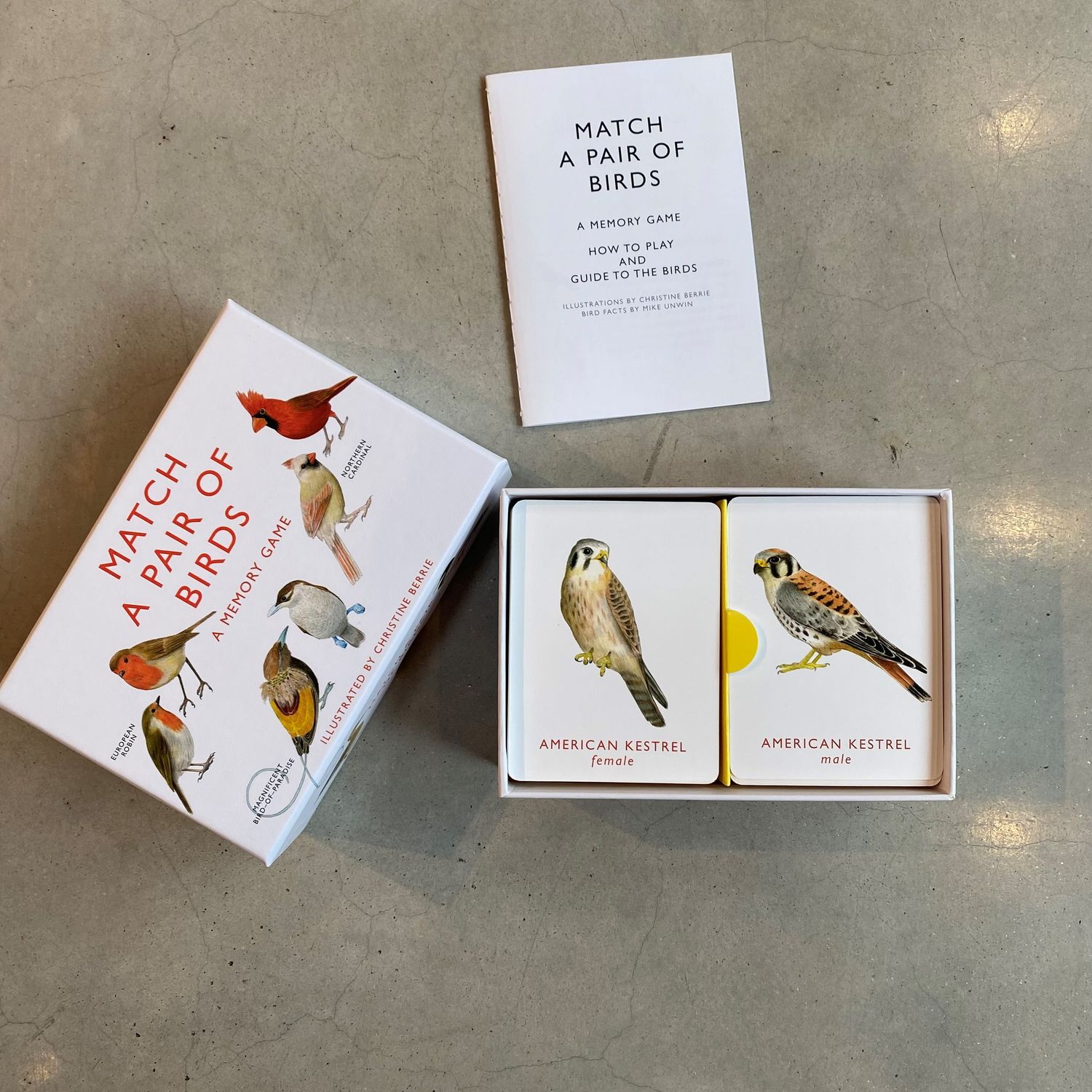 Memory-Spiel - MATCH A PAIR OF BIRDS