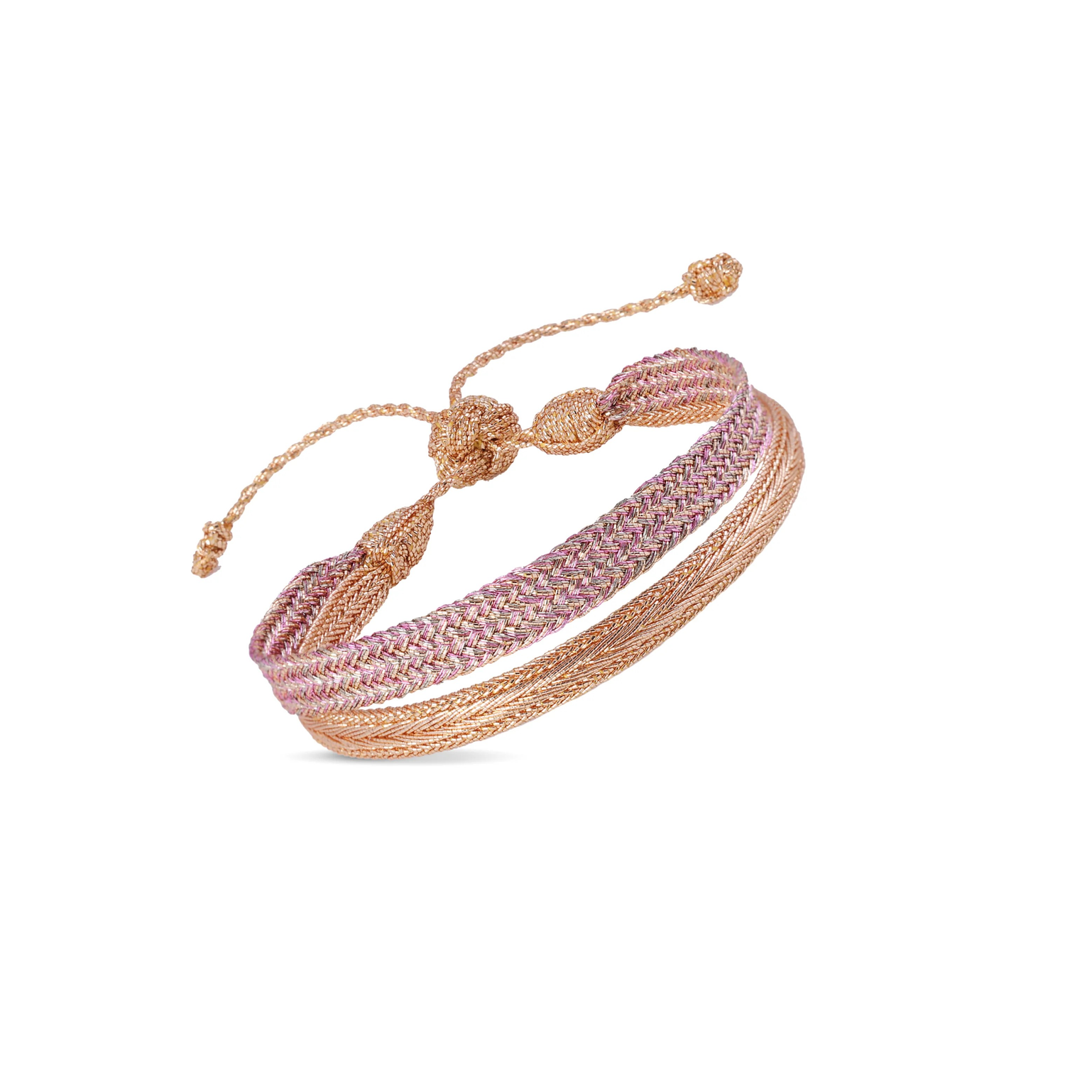 Armband &#39;WS COMBO&#39; - Rosa/Pfirsich