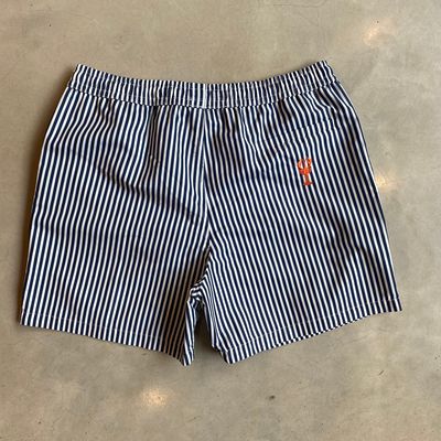 Badehose für Herren - Blau gestreift