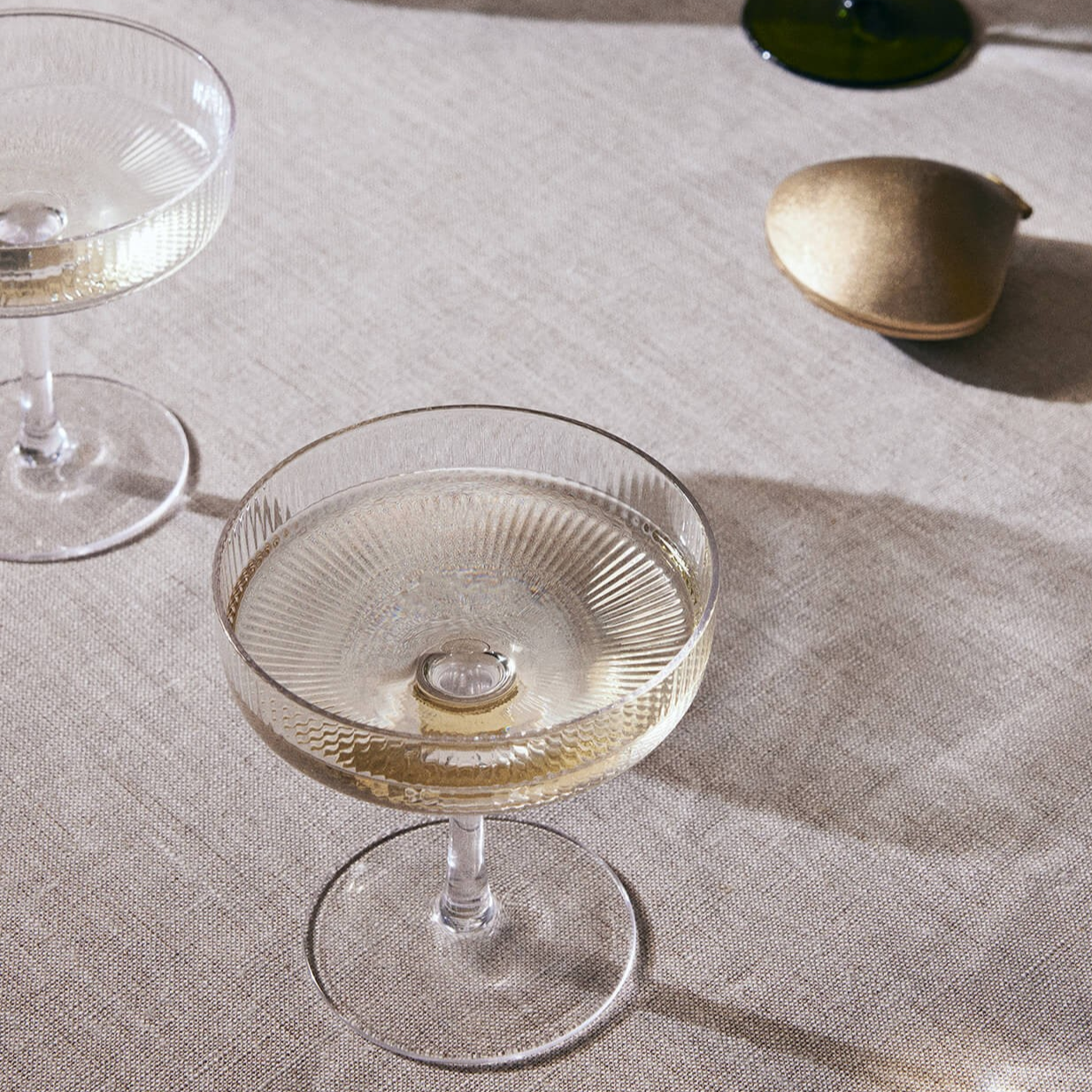 Glas Champagner - Set 2 Stück