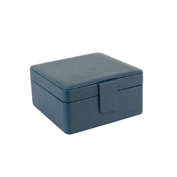Schatulle für 6 Uhren - Kunstleder Blau
