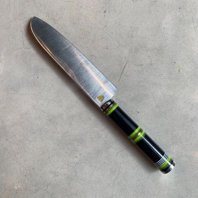 Santoku-Messer - Grün, Schwarz
