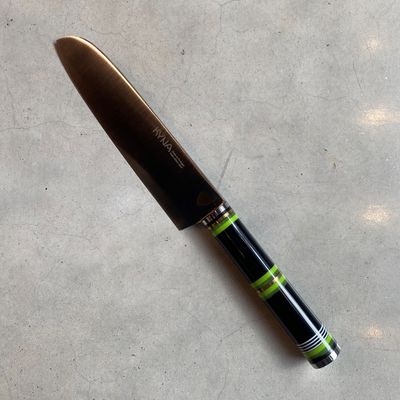 Santoku-Messer - Grün, Schwarz Santoku-Messer - Grün, Schwarz