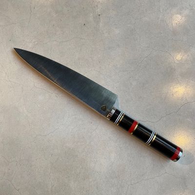 Chef Messer - rot, schwarz
