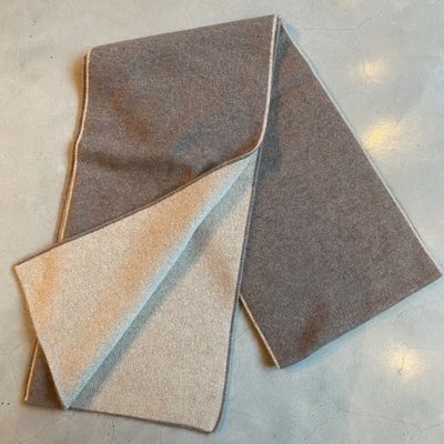 Schal aus Cashmere - taupe/ beige