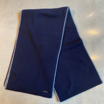 Schal aus Cashmere - dunkelblau/ blau