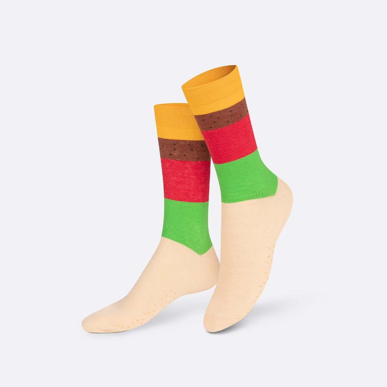 Socken 'Cheeseburger'