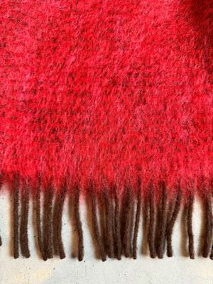 Mohair Decke - Rot