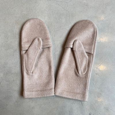 Fäustlinge aus Seide - Beige Fäustlinge aus Seide - Beige