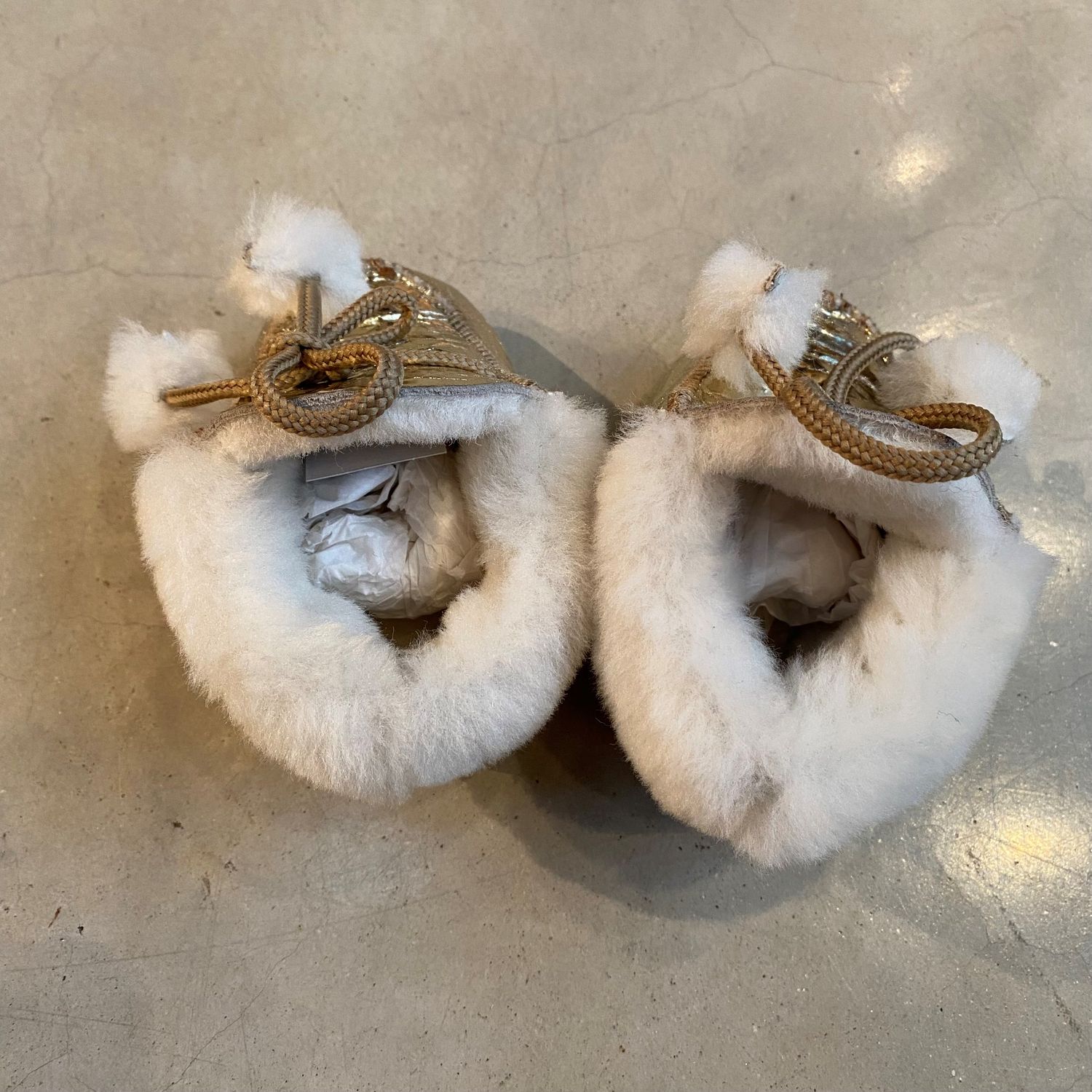Baby Schuhe - Gold