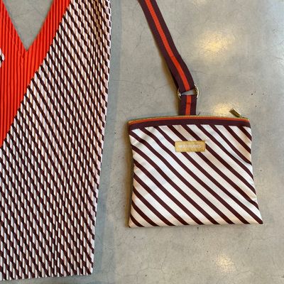 Pochette - weiß, braun