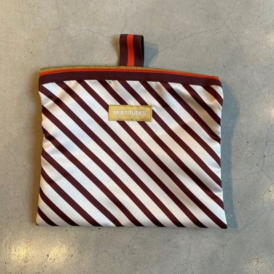 Pochette - weiß, braun