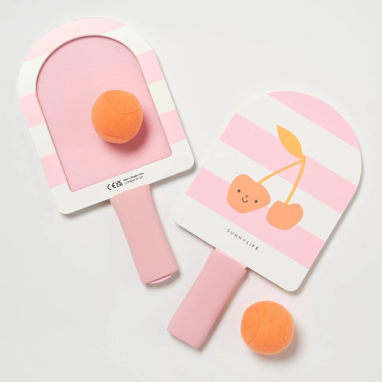 Klettverschluss Strandschläger für Kinder - rosa