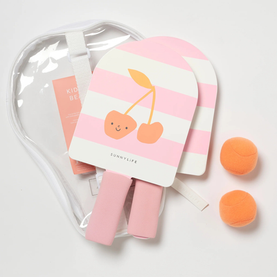 Klettverschluss Strandschläger für Kinder - rosa