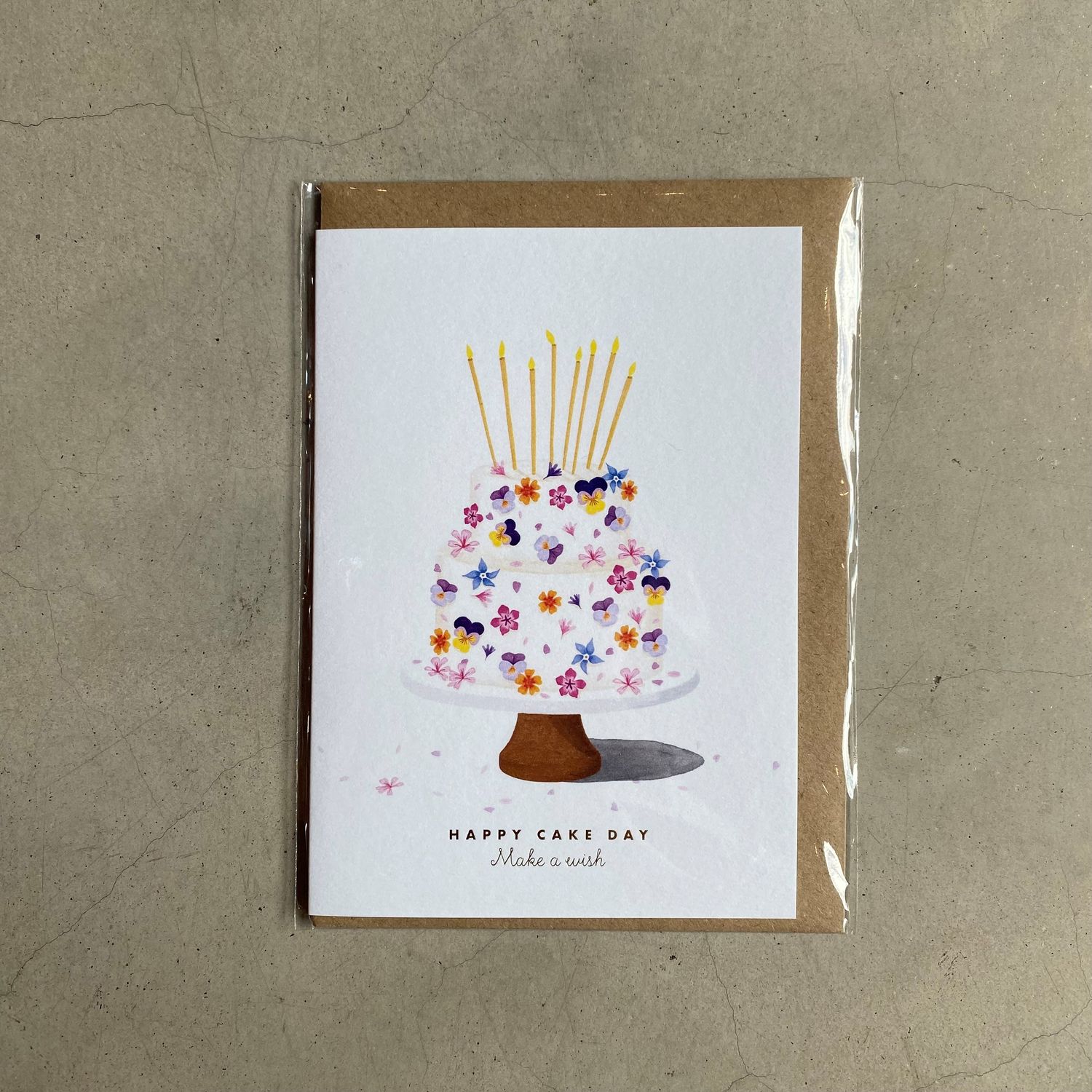 Glückwunschkarte &#39;Happy Cake Day&#39;