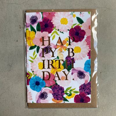 Glückwunschkarte 'Happy Birthday'