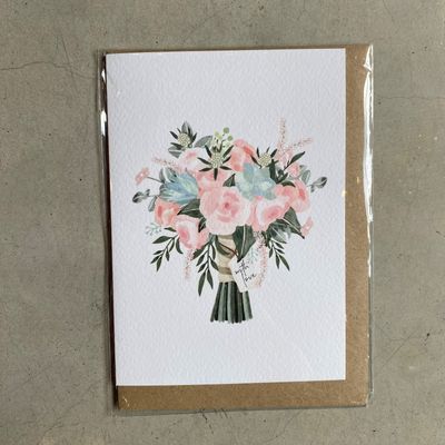 Glückwunschkarte 'with love'