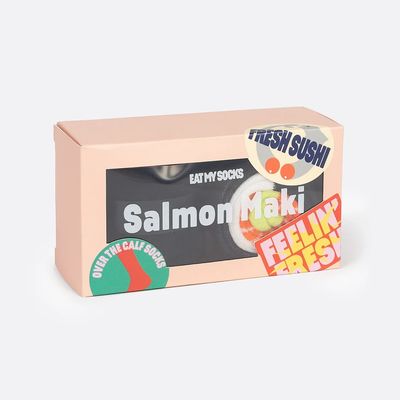 Socken 'Salmon Maki'