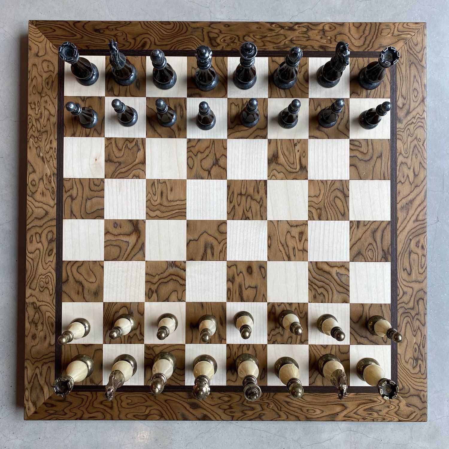 Schachspiel 50 x 50 cm